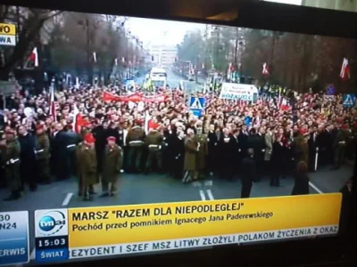 czarnalimuzyna - To a propos frekwencji, Tłumy na marszu Komorowskiego, przez chwilę ...