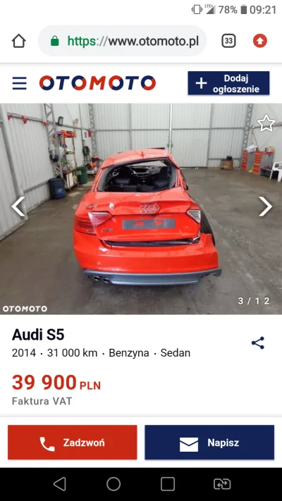 Just666 - Znalazłem takie auto na otomoto. Jakieś pomysły co tam mogło się stać?
#mo...