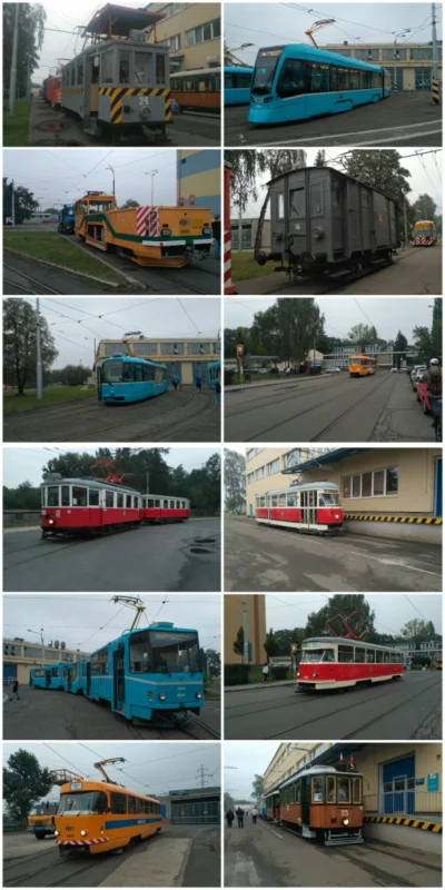 sylwke3100 - Różne tramwajki spotkane na terenie i w okolicach Zajezdni na ostrawskim...