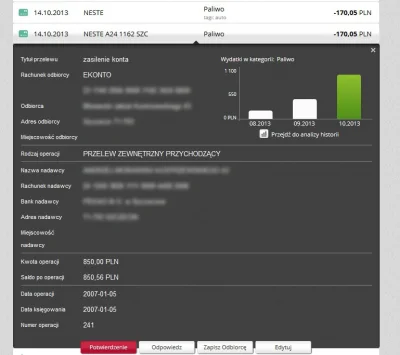 alex512 - Co do mbanku to zauważyłem że na nowym serwisie niektóre transakcje pojawia...