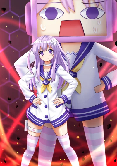 kedzior1916 - #randomanimeshit #choujigengameneptune #nepgear #nepgya