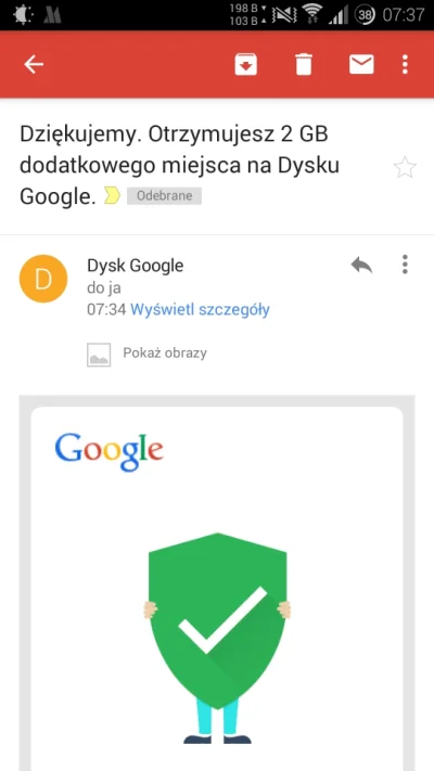 aro84 - Dostaliście 2 GB od #google?