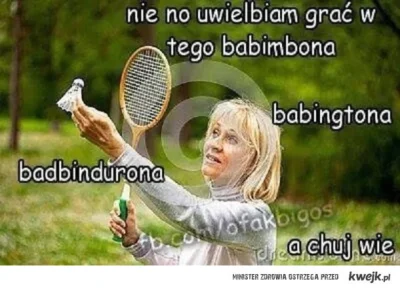 jonasz123 - @jack-lumberjack: yś ty https://pl.wikipedia.org/wiki/Badminton