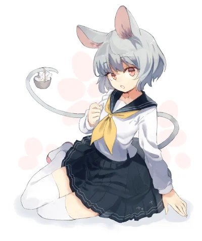 LlamaRzr - #randomanimeshit #touhou #nazrin #kemonomimi #nezumimi #zakolanowkianime #...