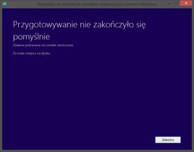 M.....e - Mirki, mam problem z utworzeniem .iso instalacyjnego dla Windows 8.1 za pom...