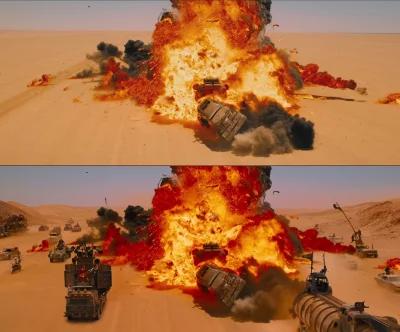 D.....o - #film #cgi #grafikakomputerowa #ciekawostki
Mad Max: Fury Road
Porównanie...