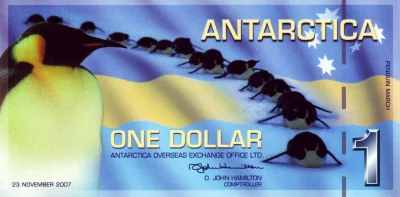 p.....r - #dsd , że istnieje coś takiego jak Antartican dollar. Czyli dolar z Anktart...