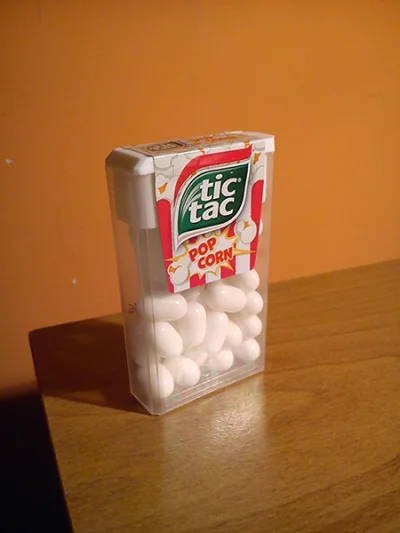 T.....o - Najbardziej abstrakcyjny artykuł spożywczy tego miesiąca - Tic Tac Popcorn....