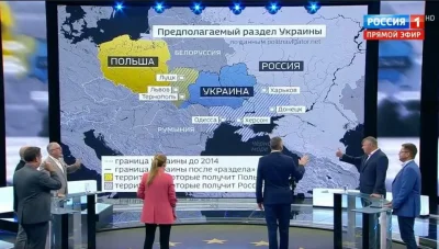 qxbqxb - Rosyjskie media planują rozbiory Ukrainy przez Rosję i Polskę. Ale Krym nada...