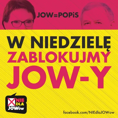 NIEdlaJOWow - JOW-y to niebezpieczny pomysł. To system, który pogłębia obecne problem...