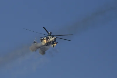 Bednar - Iracki Mi-28 w walkach pod Mosulem.

#militaria