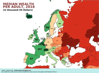 A.....n - Median wealth per European adult in 2018
(in thousand US dollars)

Polska -...