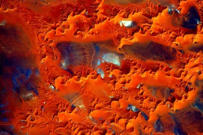 WezelGordyjski - Sahara widoczna z kosmosu #kosmos #fotografia