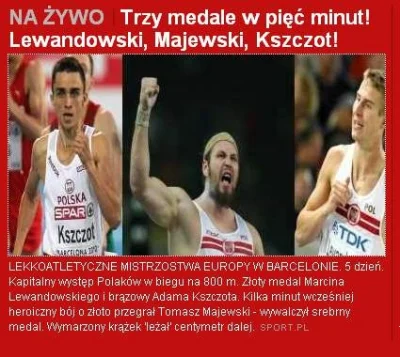 maluminse - Trzy medale, ale i tak kulomiot Majewski bez złota podobnie jak rekordzis...