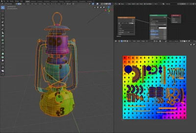 G123 - Jak w prawidłowy sposób zrobić unwrap w #blender, aby w substance painterze te...