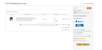 arkus98 - Czy 141$ za Xiaomi Redmi Note 4 3GB to dobra oferta kupując z ibuygou? I ja...