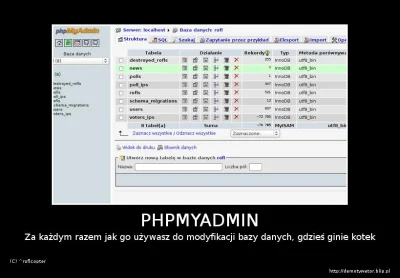 E.....L - #ruby #rails #roflcopter #sql #mysql - cała prawda o phpmyadminie ;)