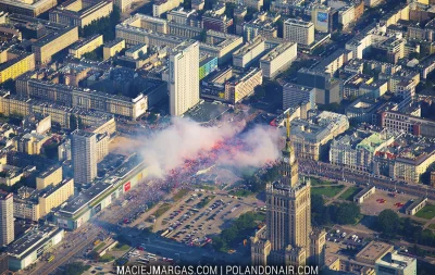 m.....s - Dzisiejsza Godzina "W" uchwycona z wysokości 1800m nad centrum