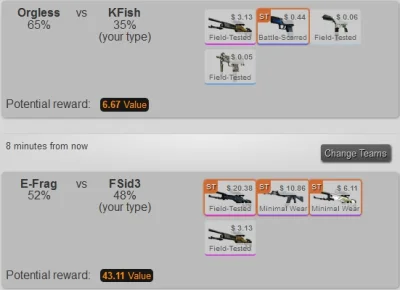 nexe - Dzisiejsze bety.
#csgolounge #csgobets