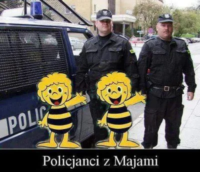 Bebecia13 - Policjanci z majami.