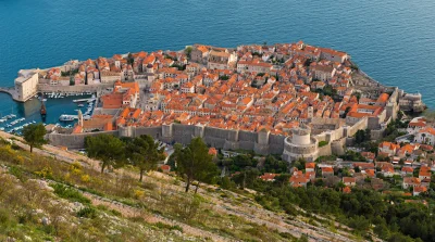 Infantor - Dubrovnik ze szczytu wzgórza Srd #cityporn