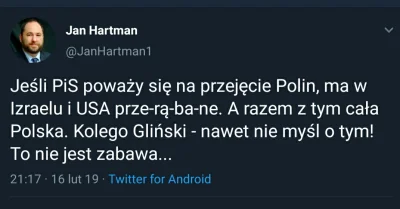 s.....o - Rozumiecie to? Nic nie znaczący żyd coś takiego do ministra.
#polityka #ne...