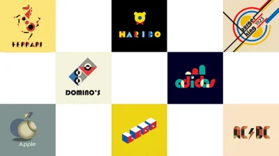 glupi-kot - @glupi-kot: Logotypy znanych marek zaprojektowane w stylu Bauhausu - jak ...