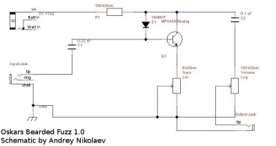 bz333 - #elektronika #elektryka
Buduje prosty przester gitarowy i w układzie elektry...