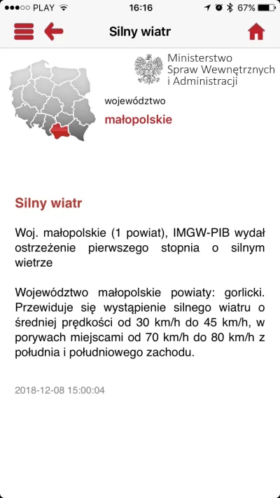 enron - No takie ostrzeżenia #meteo to ja lubię gdy w #krakow jest #smog ( ͡° ͜ʖ ͡°)