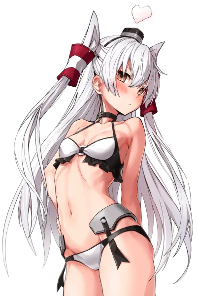 l.....f - #randomanimeshit #kancolle #kantaicollection #amatsukaze #swimsuit #anime #...