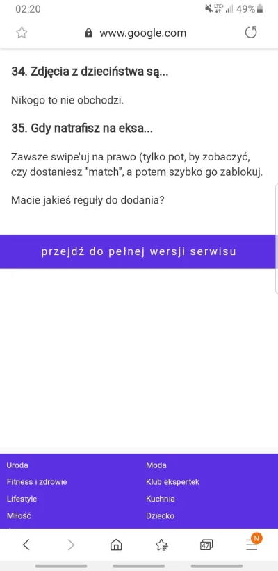 Testujezycie - #logikarozowychpaskow #tinder

Szukając odpowiedzi na pytajnie z tinde...