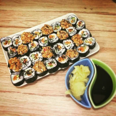 slepowzroczny - Taaaakie pyszne #sushi #foodporn #gotujzwykopem #slepagotuje