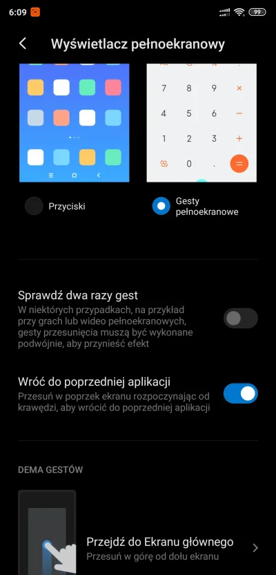 Tomek_Tcz - @Radzior: jak nie masz gestów to na pasku nawigacyjnym kwadrat szybko zmi...