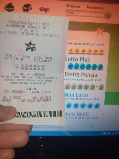 Marlo_Stanfield - Koleżki niefart :( 2 dni... 

#lotto