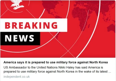 chinskizwiad - #koreapolnocna #usa #rosja #onz #wojna #chiny
"jesteśmy przygotowani ...