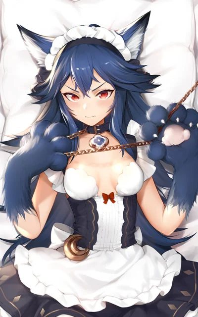 Kamil85R - #granbluefantasy #anime #randomanimeshit 
#fenrir #wolfgirl #kemonomimi #...