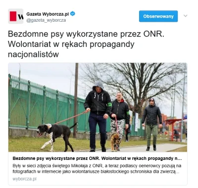 OleGunar - ONR jaki jest każdy wie, ugrupowanie delikatnie pisząc kontrowersyjne ale ...