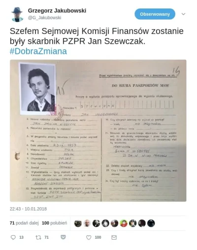 Kempes - Były komuch, skarbnik i później finansista ze SKOK pracuje nad socjalnym pro...