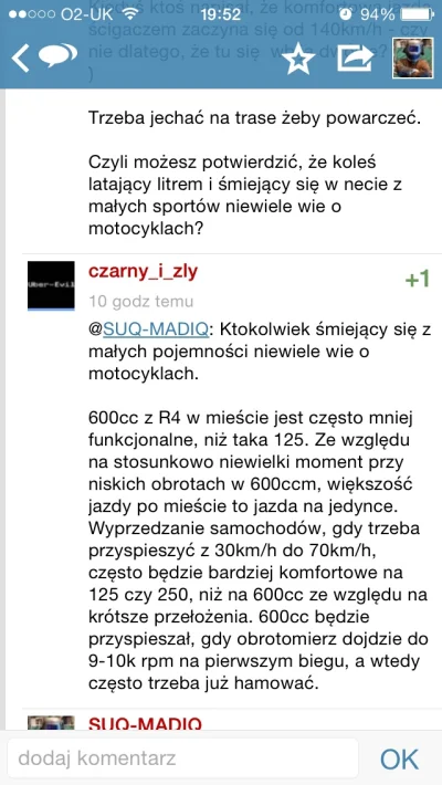 S.....Q - @querly: jeden człowiek z pojęciem o motocyklach na mirko, dramat a propsy ...