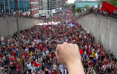f.....d - Protesty w Quebecu 2012, 2500 aresztowanych http://en.wikipedia.org/wiki/20...