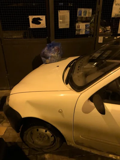 LewCyzud - Koleś mi zaparkował centralnie pod śmietnikiem, tak ze nie mogłem śmieci w...