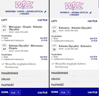 ms93 - @Artimeges: 
Dwa przykłady z brzegu - Wizz z Warszawy i Katowic na Sycylię (K...