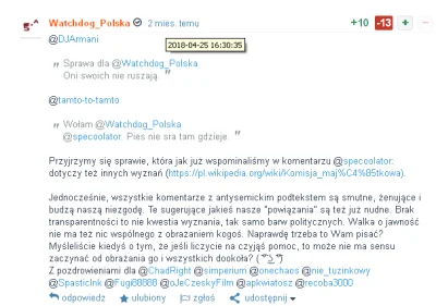 mrbarry - @Watchdog_Polska: Tak na marginesie. Pisałem do was miesiąc temu, pisałem 2...