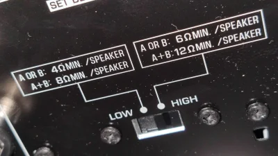 blahaj - Mam 2 kolumny opisane jako '4-8ohm amplifier load impedance'. Dobrze ustawio...