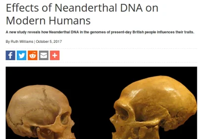 bioslawek - Polecam!

Effects of Neanderthal DNA on Modern Humans

http://www.the...
