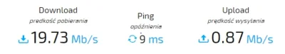 MentoZZer - Mirki jak to jest że na speed teście mi wychodzi 20 Mb/s pobierania a ze ...