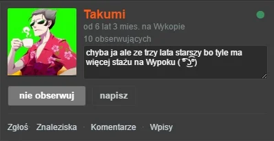 j.....b - @Takumi: No choćby pamiętam jak pisałem o mojej studniówce to mówiłeś że ws...