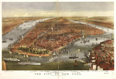 p.....r - #ciakawostki #architektura #urbanistyka
Nowy Jork w 1870 miał urbanistyke ...