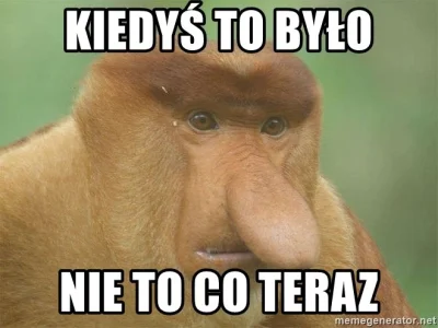 PanKracy582 - @frutson: @panzerschokolade: 

KIEDYS TO BYLI CZASY, TERA TO NI MO CZ...