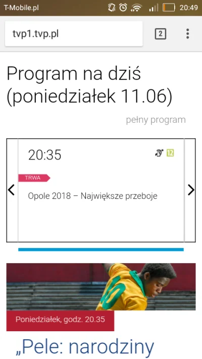 Sumlinskiekanie - #!$%@? super technologia na tvp, puszczaja 2 rozne materialy na raz...